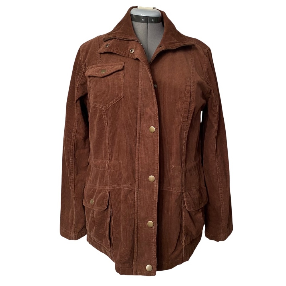 Classic Brown Utility Jacket for Women